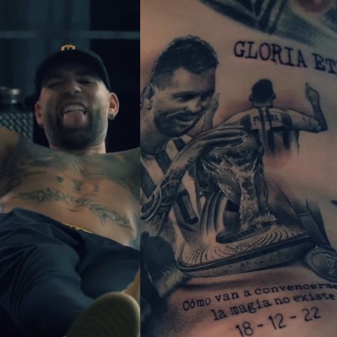 九游体育-好兄弟!奥塔门迪身上有梅西文身,今日梅西让点助其主场告别破门